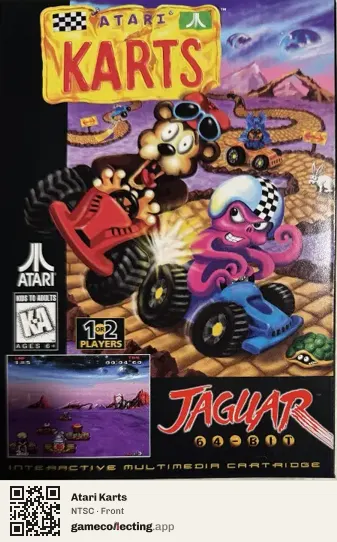 Atari Karts Atari Jaguar, NTSC box front