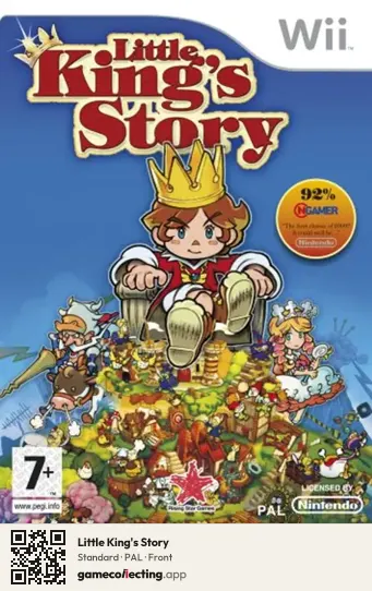 Little King's Story Nintendo Wii, PAL box front