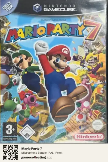 Mario Party 7 Nintendo GameCube, PAL box front