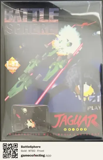 BattleSphere Atari Jaguar, NTSC box front