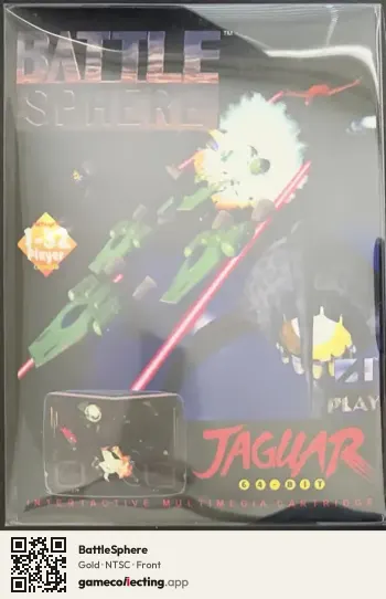 BattleSphere Atari Jaguar, NTSC box front