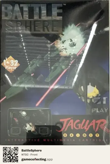 BattleSphere Atari Jaguar, NTSC box front