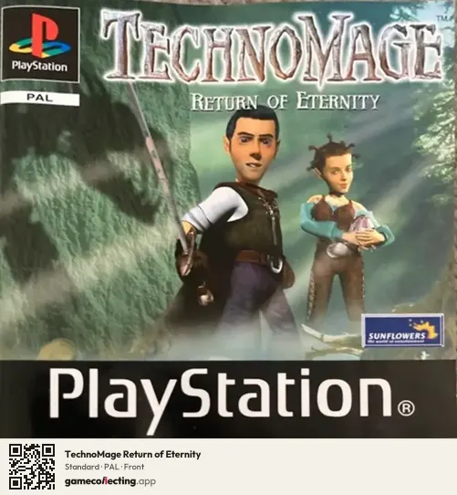 TechnoMage Return of Eternity PlayStation, PAL box front