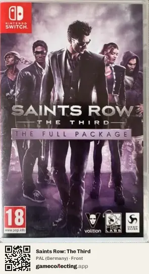 Saints Row: The Third Nintendo Switch, Germany box front