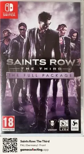 Saints Row: The Third Nintendo Switch, Germany box front