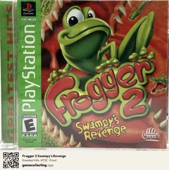 Frogger 2 Swampy's Revenge PlayStation, NTSC box front