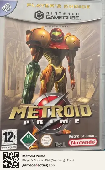 Metroid Prime Nintendo GameCube, Germany box front