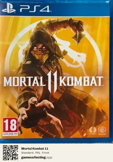 Mortal Kombat 11 PlayStation 4, PAL box front