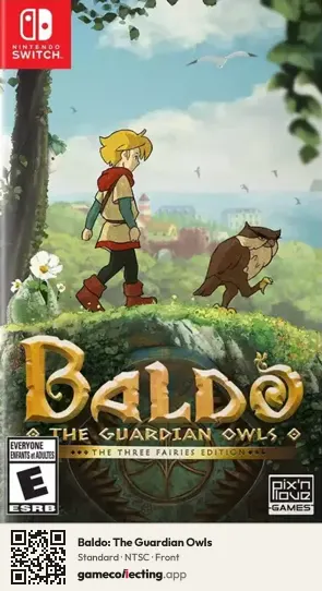 Baldo: The Guardian Owls Nintendo Switch, NTSC box front