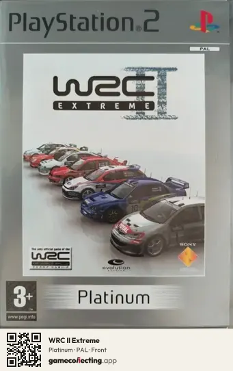 WRC II Extreme PlayStation 2, PAL box front