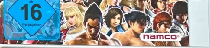 Tekken 3D: Prime Edition, the USK square on its front