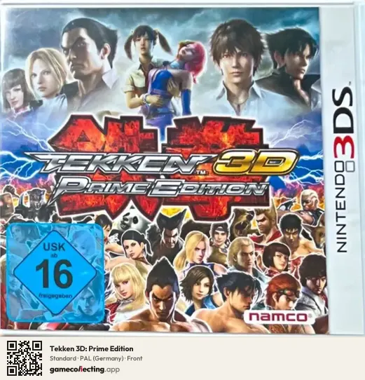 Tekken 3D: Prime Edition Nintendo 3DS, Germany box front
