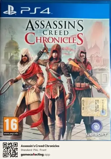 Assassin's Creed Chronicles PlayStation 4, PAL box front