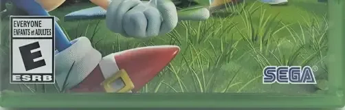 Sonic Superstars, the ESRB box on its front