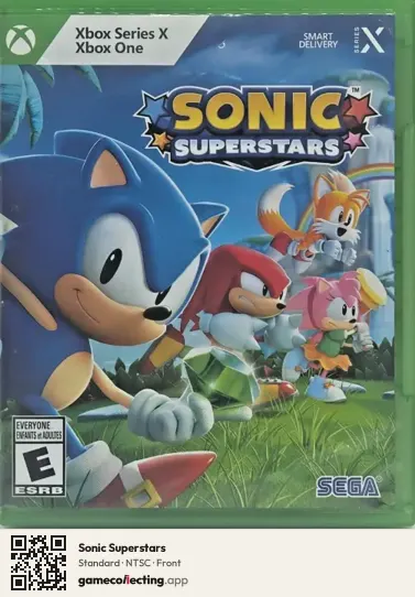 Sonic Superstars Xbox Series X, NTSC box front