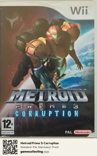 Metroid Prime 3: Corruption Nintendo Wii, Germany box front