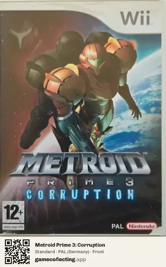 Metroid Prime 3: Corruption Nintendo Wii, Germany box front