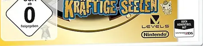 Yo-kai Watch 2: Fleshy Souls, the USK square on its front