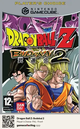 Dragon Ball Z: Budokai 2 Nintendo GameCube, PAL box front
