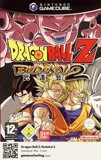 Dragon Ball Z: Budokai 2 Nintendo GameCube, PAL box front