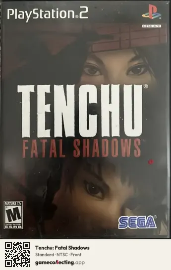 Tenchu: Fatal Shadows PlayStation 2, NTSC box front