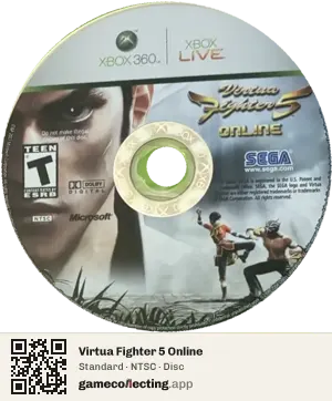 Virtua Fighter 5 Online Xbox 360, NTSC disc