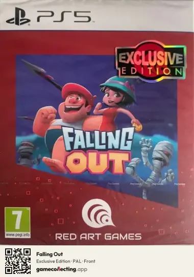 Falling Out PlayStation 5, PAL box front