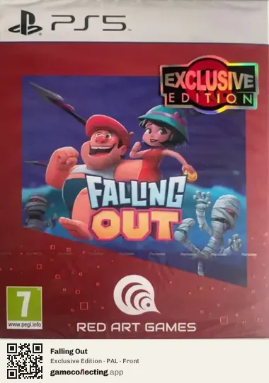 Falling Out PlayStation 5, PAL box front