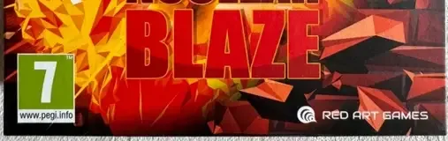 Nuclear Blaze, the PEGI square on its front