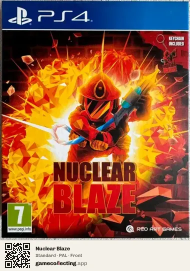 Nuclear Blaze PlayStation 4, PAL box front
