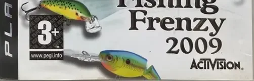 Rapala Fishing Frenzy 2009, the PEGI square on its front