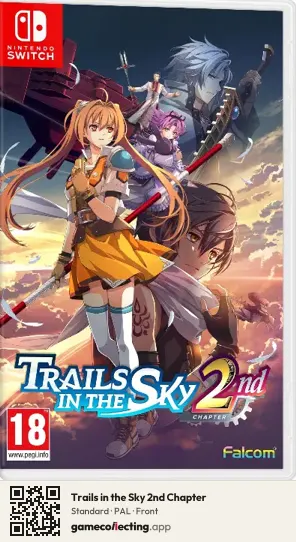 Trails in the Sky 2nd Chapter Nintendo Switch, PAL box front