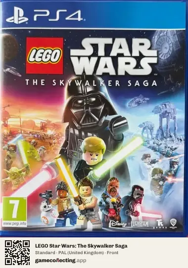 LEGO Star Wars: The Skywalker Saga PlayStation 4, United Kingdom box front