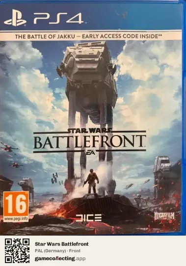 Star Wars Battlefront PlayStation 4, Germany box front