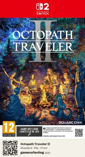 Octopath Traveler II Nintendo Switch 2, PAL box front