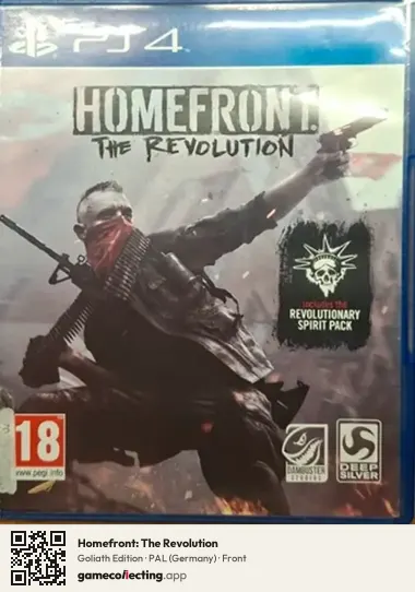 Homefront: The Revolution PlayStation 4, Germany box front