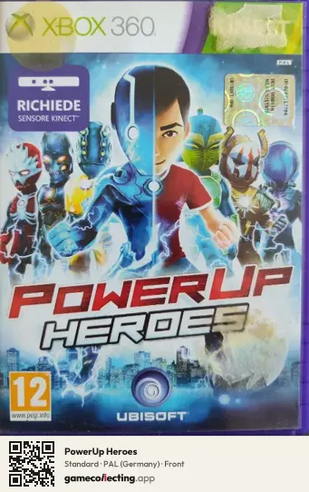 PowerUp Heroes Xbox 360, Germany box front