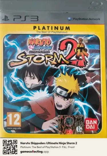 Naruto Shippuden: Ultimate Ninja Storm 2 PlayStation 3, PAL box front