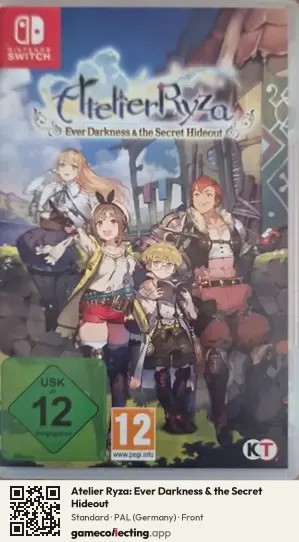 Atelier Ryza: Ever Darkness & the Secret Hideout Nintendo Switch, Germany box front