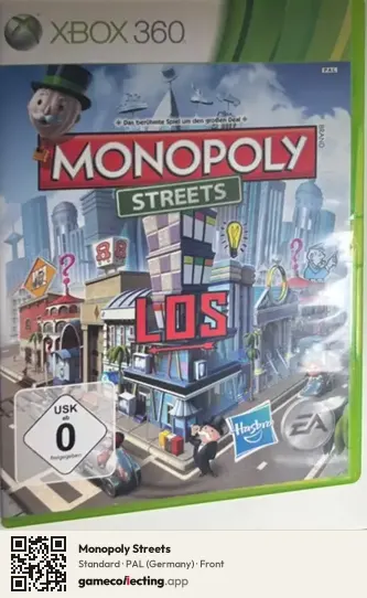 Monopoly Streets Xbox 360, Germany box front