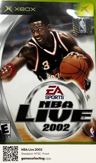 NBA Live 2002 Xbox, NTSC box front