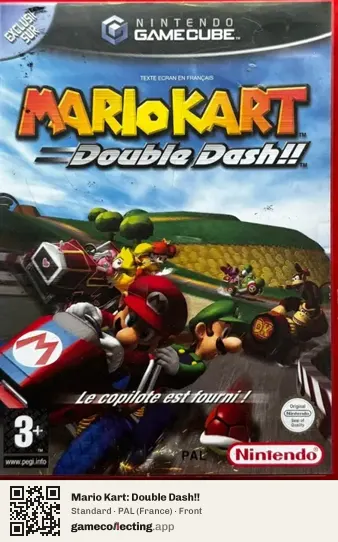 Mario Kart: Double Dash!! Nintendo GameCube, France box front