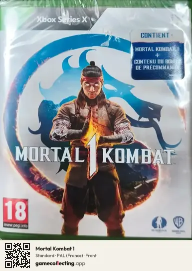 Mortal Kombat 1 Xbox Series X, France box front