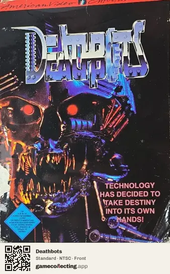 Deathbots Nintendo Entertainment System, NTSC box front