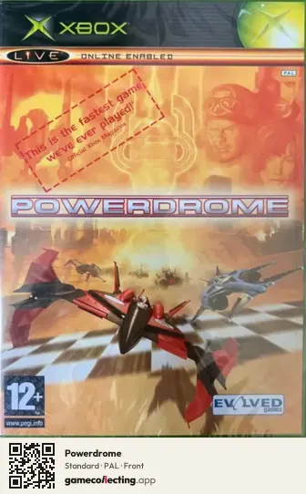 Powerdrome Xbox, PAL box front