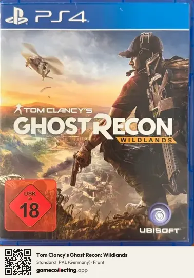 Tom Clancy's Ghost Recon: Wildlands PlayStation 4, Germany box front