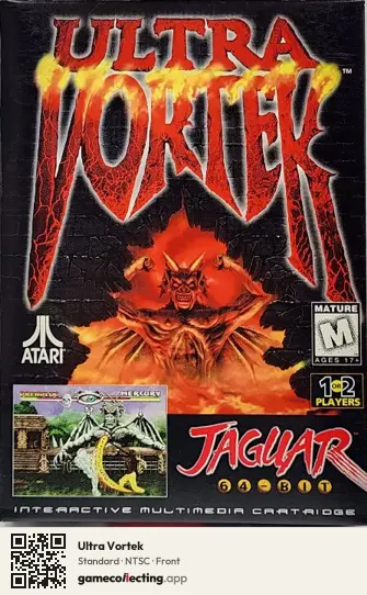 Ultra Vortek Atari Jaguar, NTSC box front