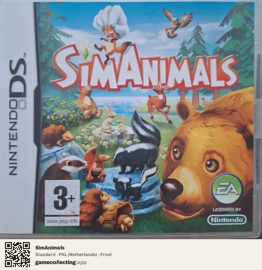 SimAnimals Nintendo DS, Netherlands box front