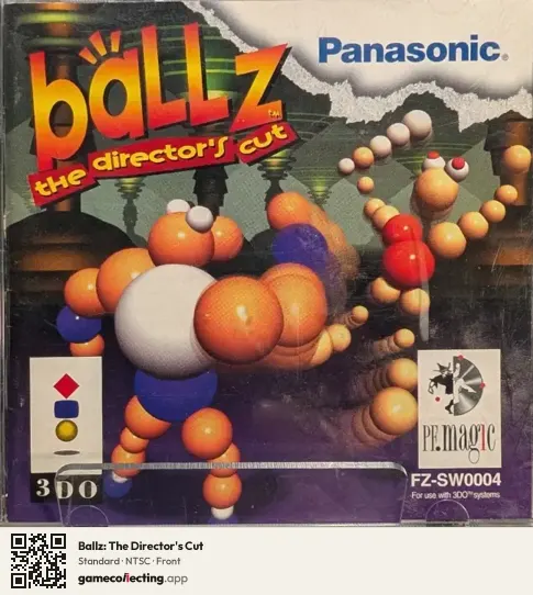 Ballz: The Director's Cut 3DO Interactive Multiplayer, NTSC box front