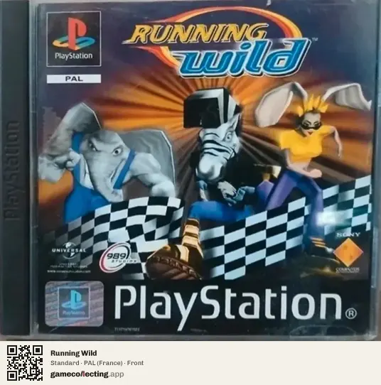 Running Wild PlayStation, France box front